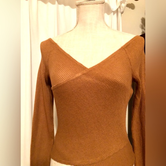 WINDSOR Women’s (Long Sleeve) Blouse In Light Brown Size Medium - Picture 10 of 11